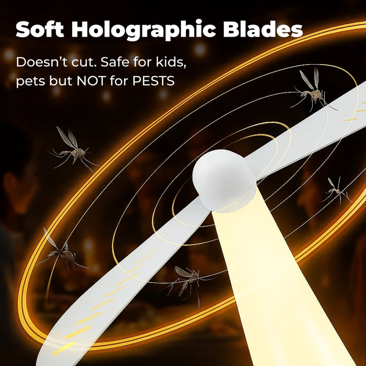 2-in-1 LIGHTED FLY/BUG REPELLENT FAN